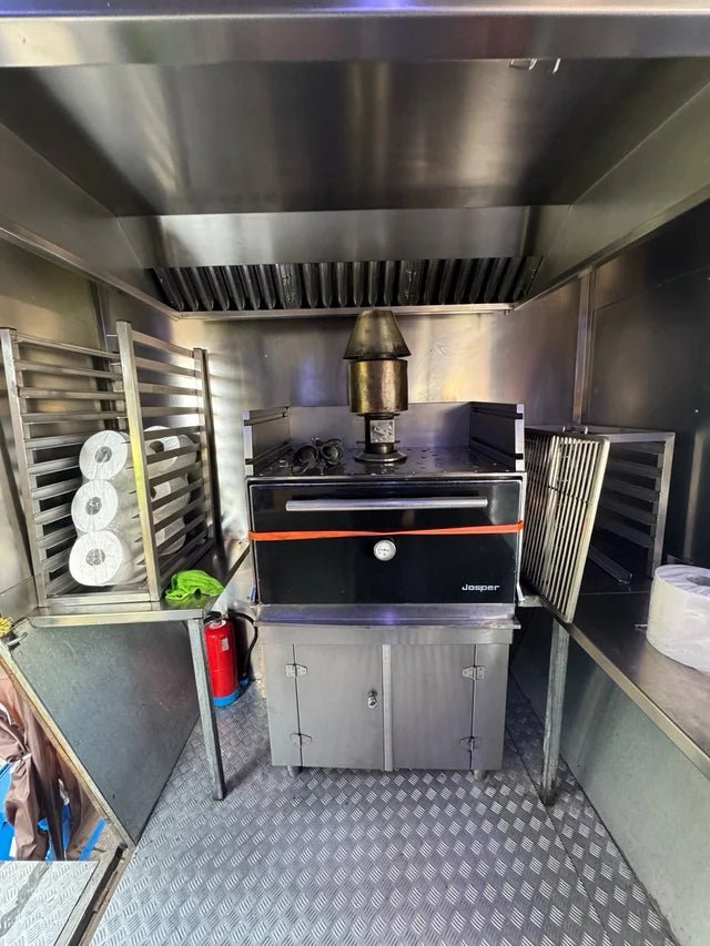 Food Truck Barco Pirata Nuevo – Estructura de madera oscura