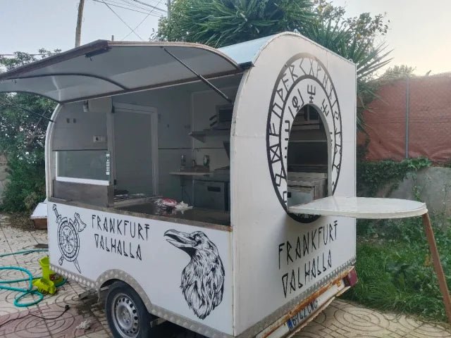 Remolque Food Truck / Pizzería Móvil Profesional Remolque Food Truck compacto y