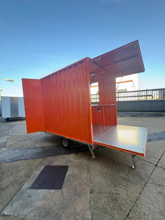 Remolque Contenedor Food Truck / Stand Modular Profesional Remolque tipo