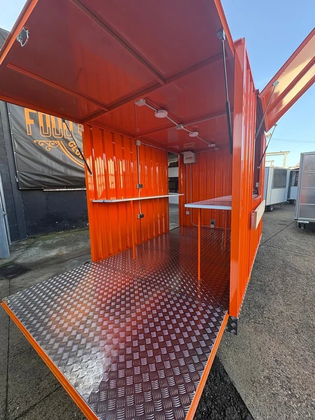 Remolque Contenedor Food Truck / Stand Modular Profesional Remolque tipo