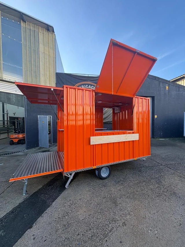 Remolque Contenedor Food Truck / Stand Modular Profesional Remolque tipo