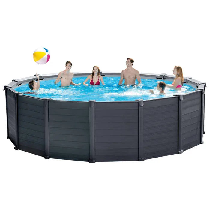 Kit de piscina de grafito de 4,78 x 1,24 m - Intex