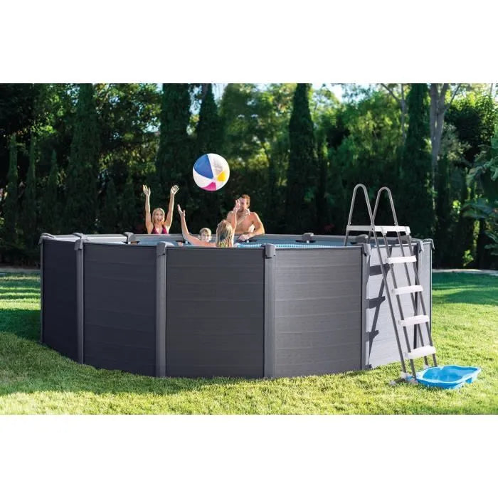 Kit de piscina de grafito de 4,78 x 1,24 m - Intex