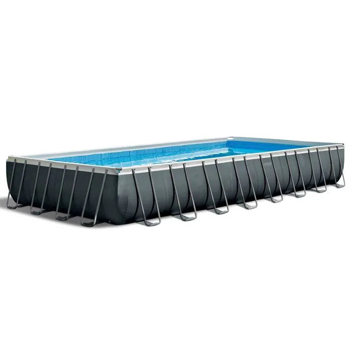 Kit de piscina tubular desmontable Intex Ultra XTR - 975 x 488 x 132 cm - Rectangular (Filtro de arena + Accesorios) - 26374GN
