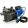 Bomba para piscinas Wiltec 2200 W, caudal 26.400 l/h y altura de impulsión de 18 m