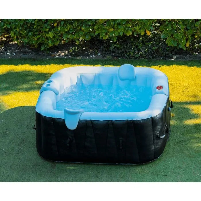 Spa cuadrado hinchable Ospazia - 4 plazas - 130 microchorros - 40 °C